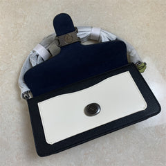 Coach Tabby Shoulder Bag 26 In Colorblock Pewter/Kelp Multi.