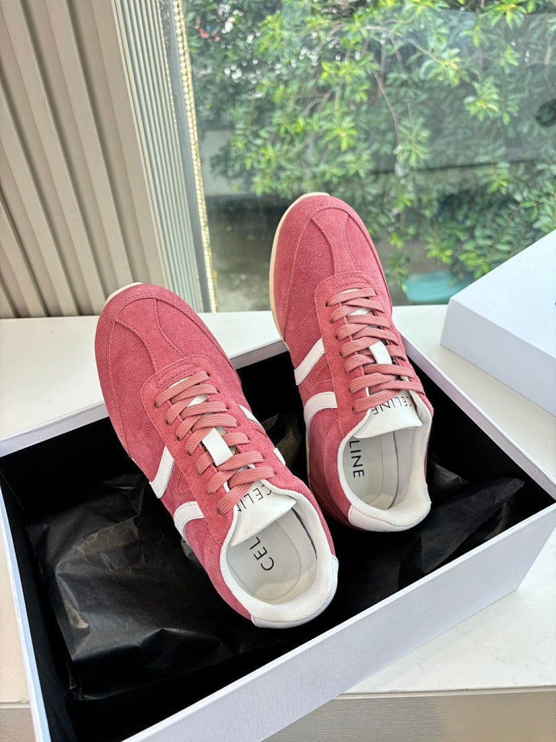 Celine Jogger Low Lace-Up Sneaker Pink