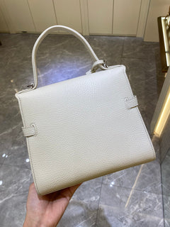Delvaux Tempête MM Off White Ferragens Prata