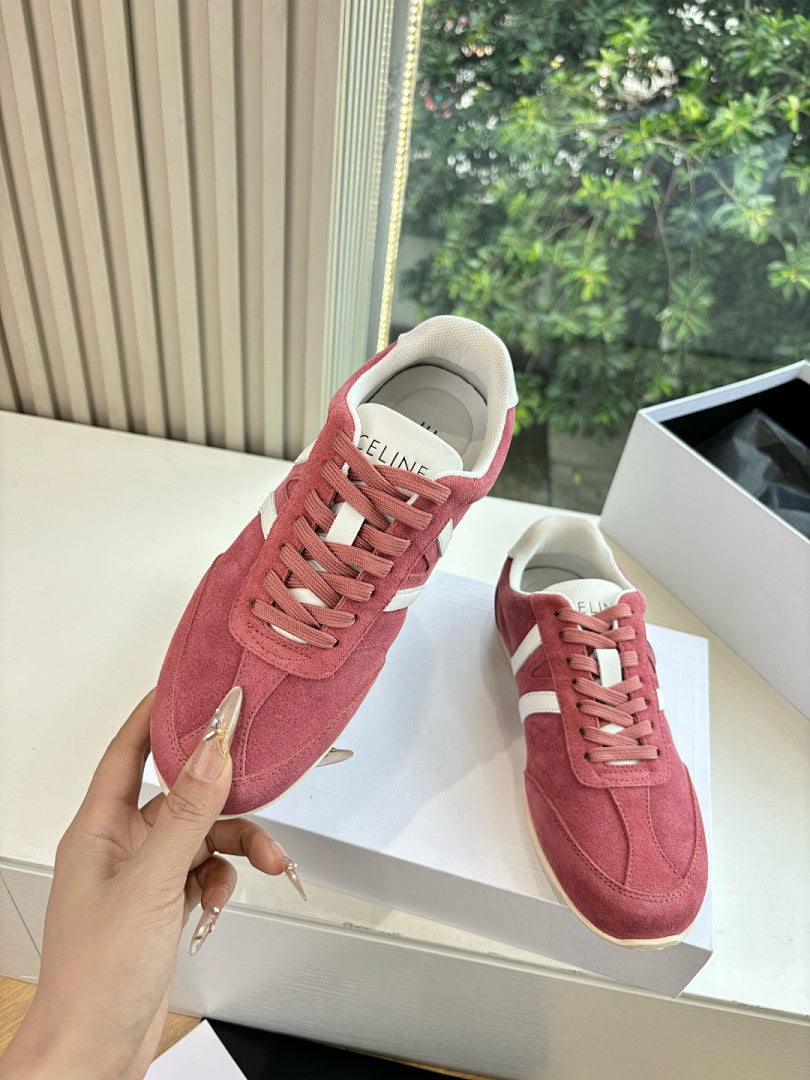 Celine Jogger Low Lace-Up Sneaker Pink