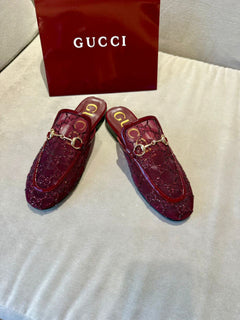 mule Princetown GG Crystal da Gucci