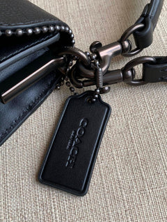 Coach Tabby Shoulder Bag 26 with Beadchain Black