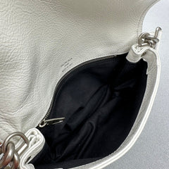 Balenciaga  Small BB Soft Flap Shoulder White