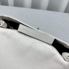 Balenciaga  Small BB Soft Flap Shoulder White