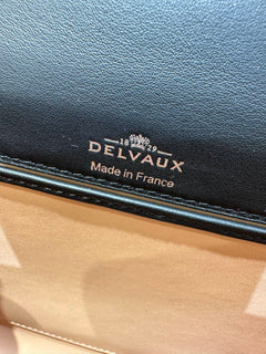 Delvaux Tempête MM Black Ferragens Prata