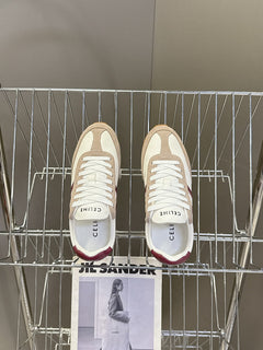 Celine Jogger Low Lace-Up Sneaker Red