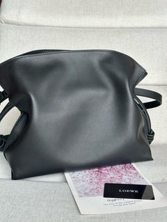 Loewe Flamenco Clutch Bag Black