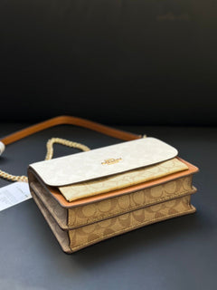 Coach Mini Klare Crossbody Bag Off White Ferragens Douradas