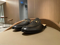 Gucci Princetown Slipper Black Leather.