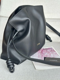 Loewe Flamenco Clutch Bag Black