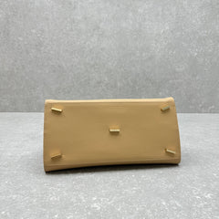 bolsa tote Ferragamo Hug bege