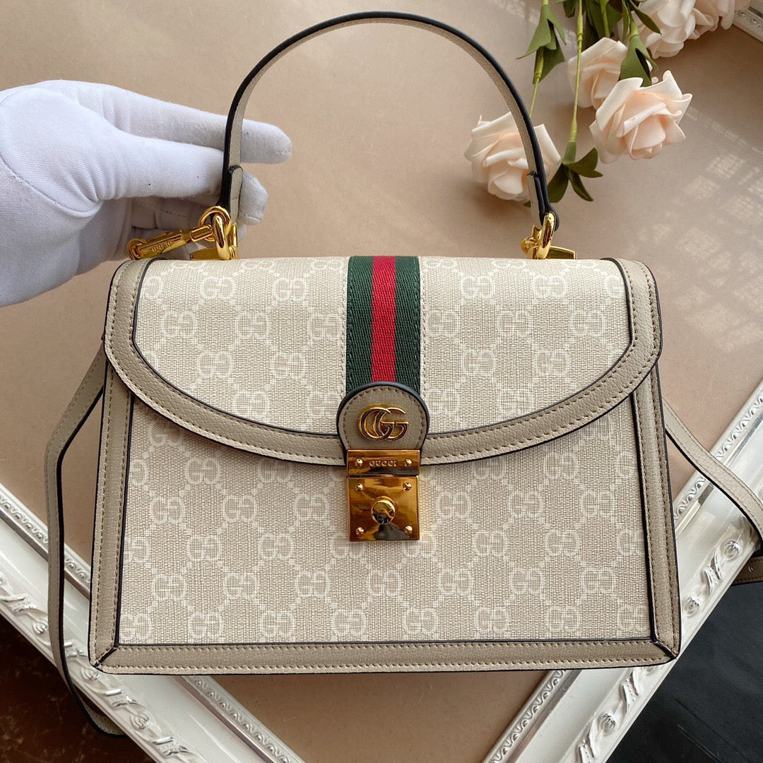 Bolsa GUCCI OPHIDIA SMALL TOP HANDLE BAG.