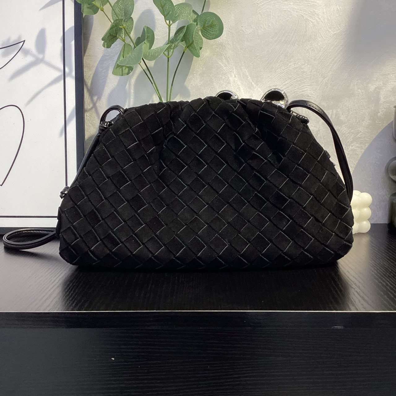 Bottega Veneta  The Mini Pouch Bag Black