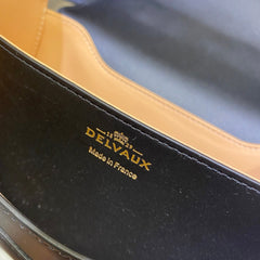 Delvaux Small Lingot Black Ferragens Douradas