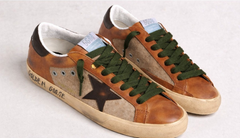 Golden Goose Super-Star Green Shoelace.