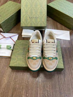 Gucci Screener GG Canvas Distressed