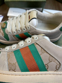 Gucci Screener GG Canvas Distressed