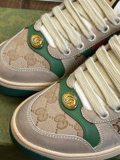 Gucci Screener GG Canvas Distressed