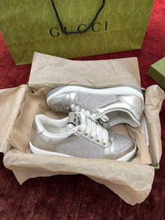 Gucci Screener GG Metallic Leather.