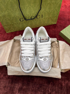 Gucci Screener GG Metallic Leather.
