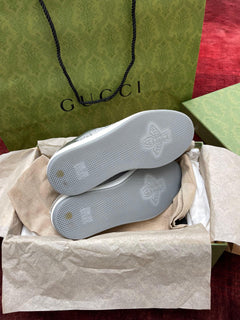 Gucci Screener GG Metallic Leather.