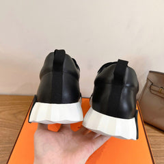 Hermes Air Mesh Suede Black.