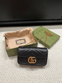 Gucci GG Marmont Mini Bag Black.