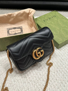 Gucci GG Marmont Mini Bag Black.