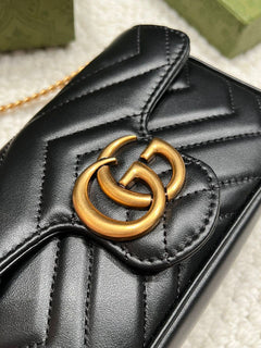 Gucci GG Marmont Mini Bag Black.