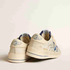 Golden Goose Ball Stardan Cream Blue ( Pronta entrega )