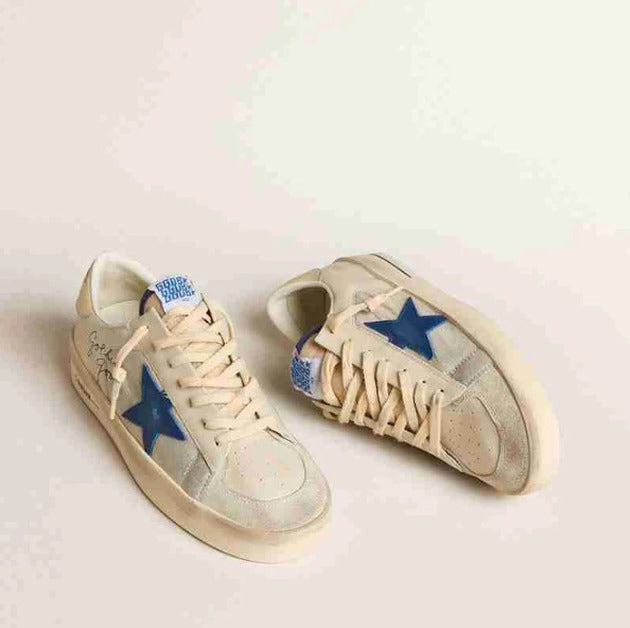 Golden Goose Ball Stardan Cream Blue ( Pronta entrega )