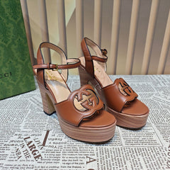 Gucci Interlocking GG Com Salto 110mm