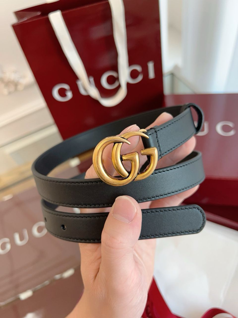Cinto Gucci GG.