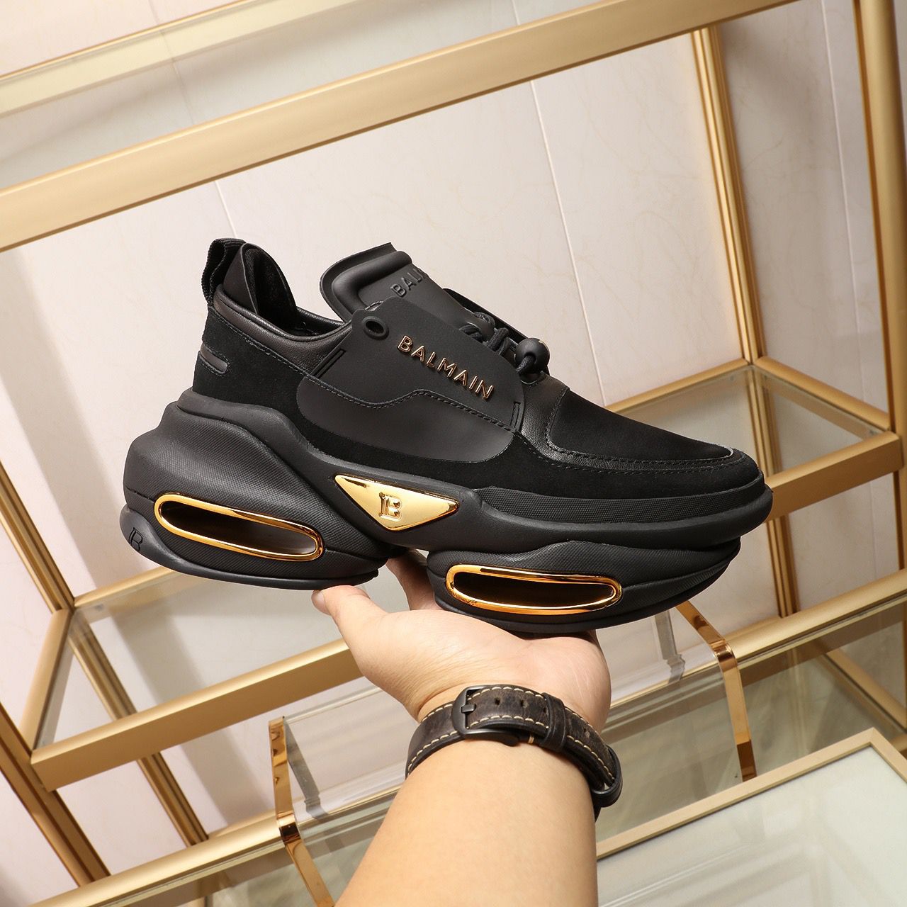 Balmain B-Bold Gold
