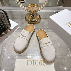 suede mule by Christian Dior