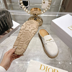suede mule by Christian Dior