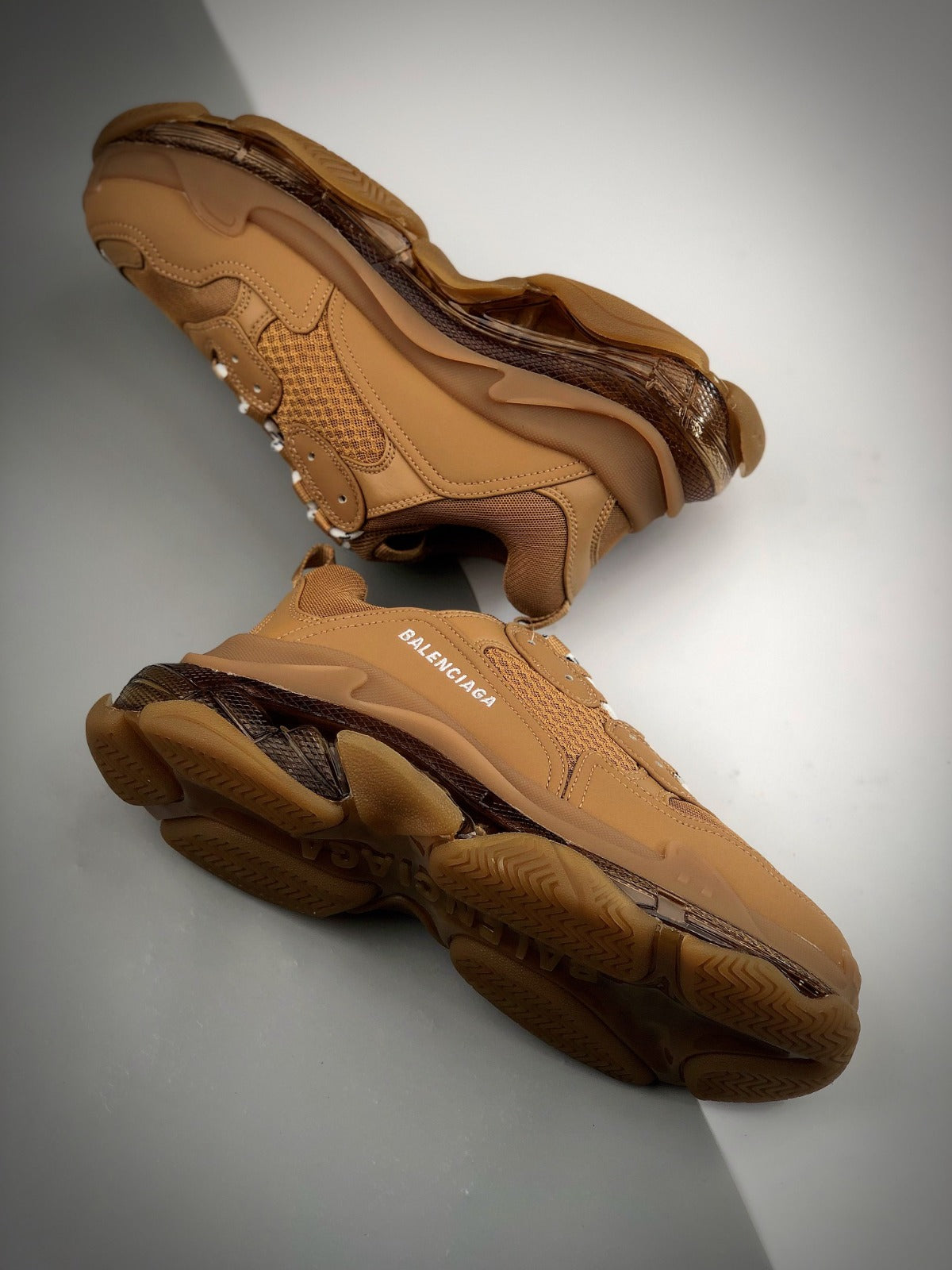 Balenciaga Triple S Clear Sole Beige