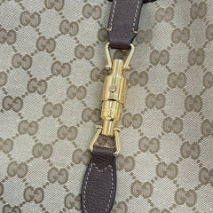 Gucci Jackie Tote Bag Beige Ebony .