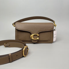 Coach Tabby Shoulder Bag Mini Leather Brown
