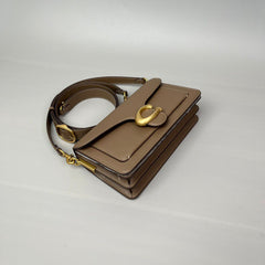 Coach Tabby Shoulder Bag Leather Brown .