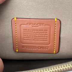 Coach Tabby Shoulder Bag Mini Leather Brown