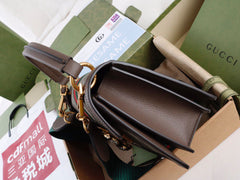 Gucci Queen Margaret Top Handle Bag GG Supreme Bee .