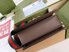 Gucci Queen Margaret Top Handle Bag GG Supreme Bee .