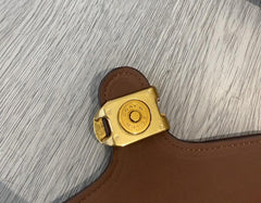Coach Tabby Chain Crossbody 19 Signature Canvas Tan/Rust .