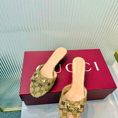 Mule Erin Horsebit GG Canvas Gucci