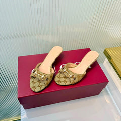 Mule Erin Horsebit GG Canvas Gucci