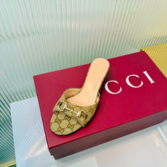 Mule Erin Horsebit GG Canvas Gucci