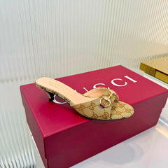 Mule Erin Horsebit GG Canvas Gucci