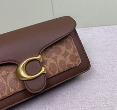 Coach Tabby Shoulder 20 Signature Dark Brown