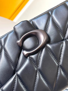 Coach Tabby 20 Shoulder Black Ferragens.